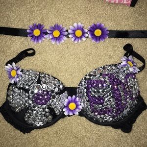EDC Rave Bra! Festival Outfit and headband!